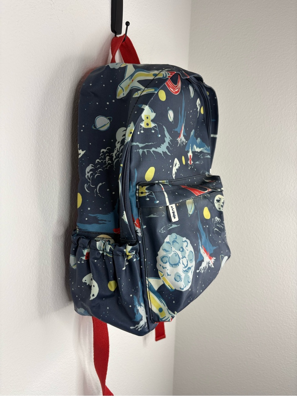 Mini Boden Outer Space & Rockets Waterproof Backpack - Picture 7 of 16